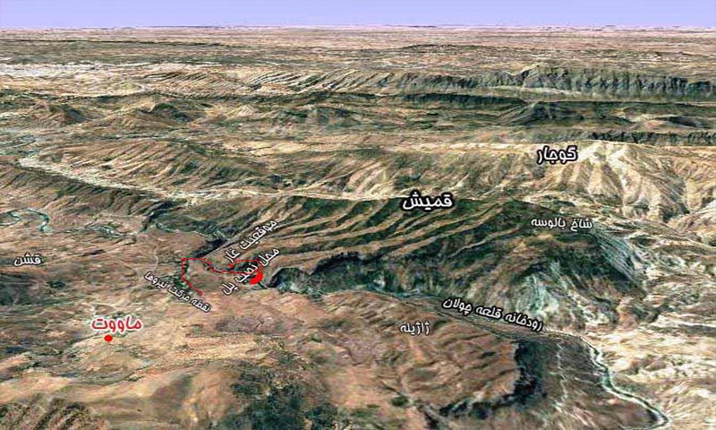 موقعیت جغرافیایی عملیات بیت المقدس 2