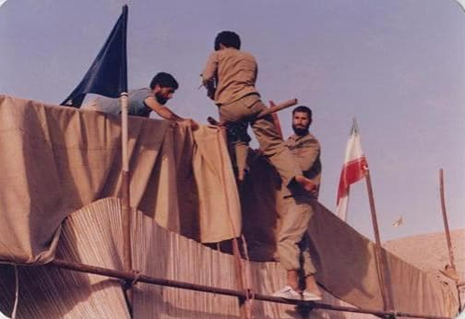 برپا کردن حسینیه الصابرین برای ماه رمضان سال 64